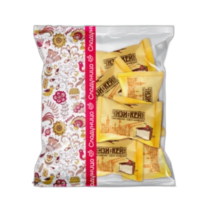 კანფეტი შოკოლადის "სლადუნიცა" ჩიზქეიქი 500გრ