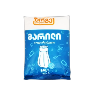 მარილი ”ზოგე” იოდიზირებული 750გრ