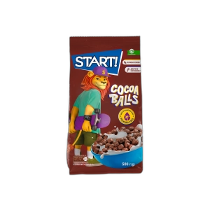 ფანტელი სიმინდის ”სტარტი” შოკოლადის ბურთები 500გრ