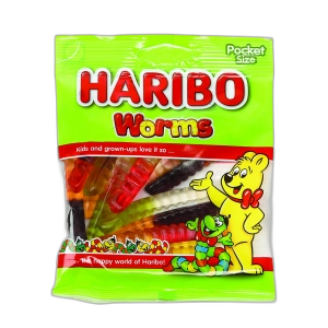 ჟელიბონი "ჰარიბო" მატლები  80გრ