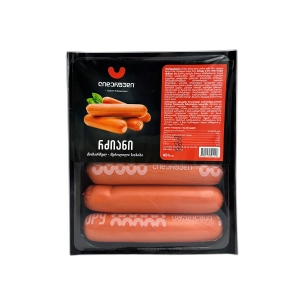 სოსისი "ლიდერ ფუდი" რძიანი ბავარიული 400გრ