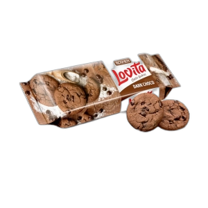 ორცხობილა "ლავიტა" კაკაოთი შოკოლადის გლაზურით 150გრ