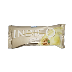 ნაყინი ესკიმო "ინდიგო" ნუშის თეთრი შოკოლადით 130მლ