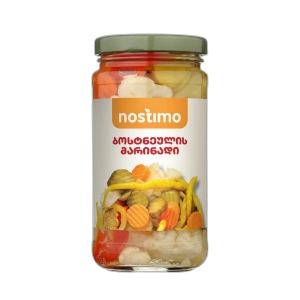 მარინადი ბოსტნეულის ასორტი "ნოსტიმო" 680გ