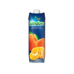 წვენი "სანდორა" ფორთოხალი-მანდარინი (ტეტრაპაკი) 0,95ლ