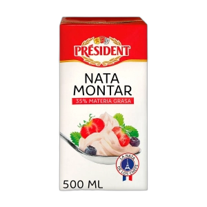 ნაღები რძის "პრეზიდენტი" 35,1% 500მლ