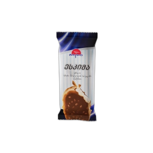 ნაყინი ჯოხზე "თოლია" ვანილი/რძიანი შოკოლადი 130მლ