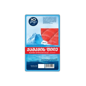 თევზი "უმალი" ქაშაყის ფილე ნორვეგიულად 200გრ