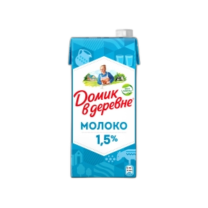 რძე "დომიკ ვ დერევნე" ულტრაპასტერიზებული 1,5% 950მლ