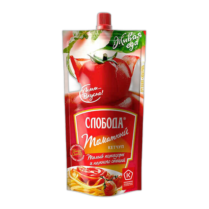 კეტჩუპი /სლობოდა ტომატის დოზატორით/ 220გრ