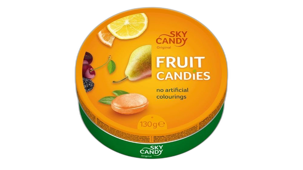 კანფეტი C&H Sky Candy შერეული ხილის წვეთები 130გრ