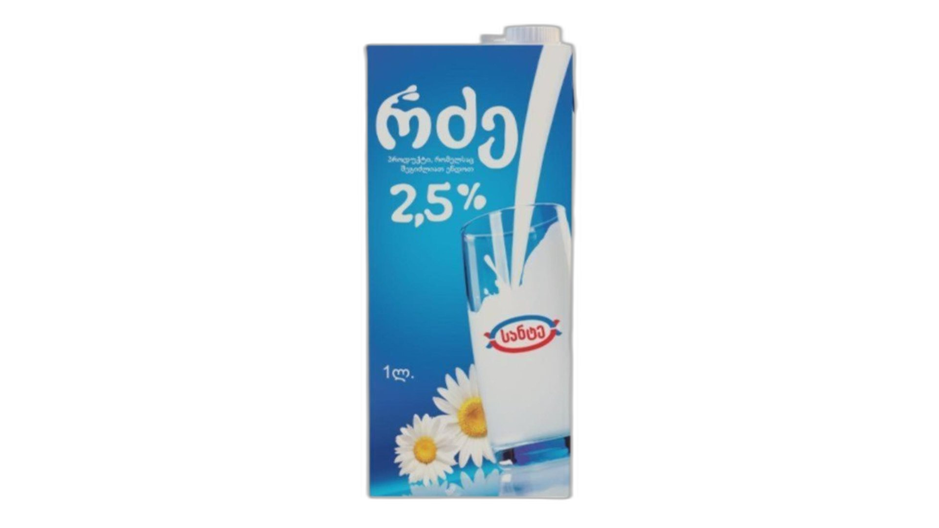 რძე /სანტე/ (2.5%) 1ლ