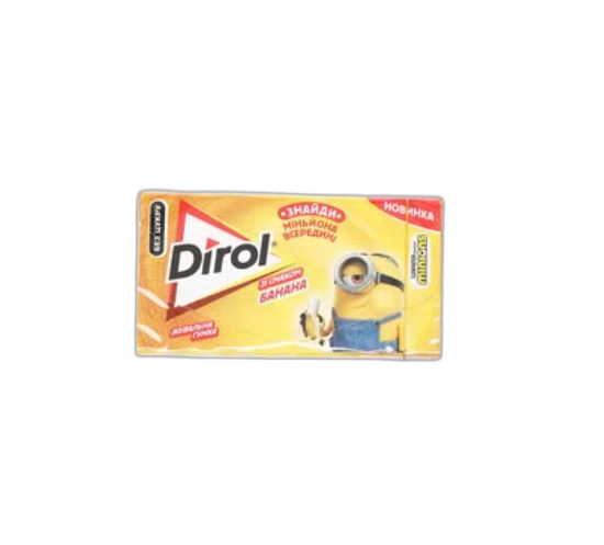 საღეჭი რეზინი / დიროლი საბავშვო ბანანის გემოთი / 13.5 გრ