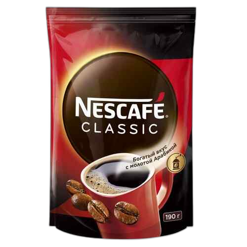 ხსნადი ყავა/ნესკაფე კლასიკი/პაკეტი/190გ