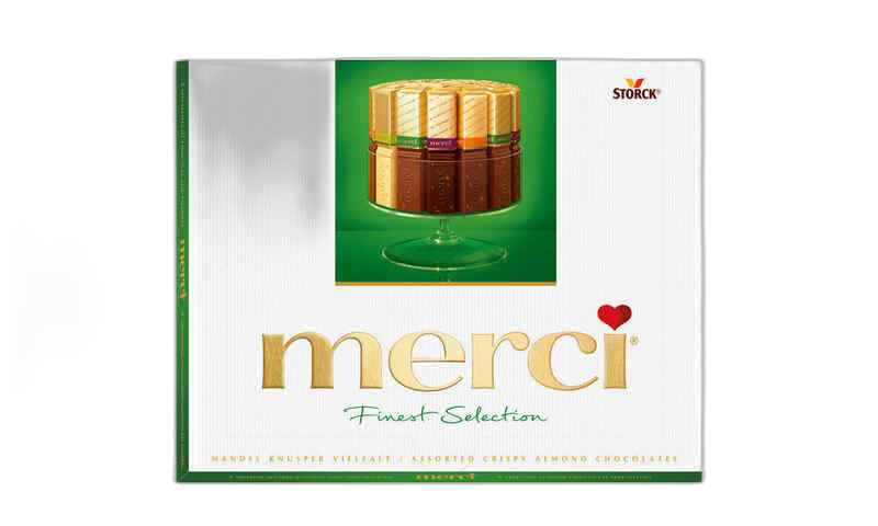 შოკოლადის ნაკრები / მერსი / ნუშით / 250გრ