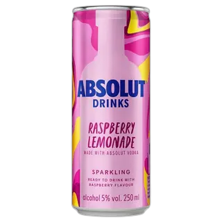 Absolut არაყი Con Limonada De Frambuesa 5% Lata 250 მლ
