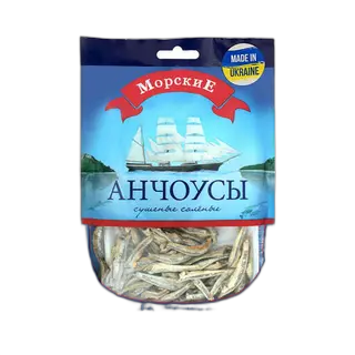 გამომშრალი თევზი/ მორსკიე ანჩოუსი  /36 გრ
