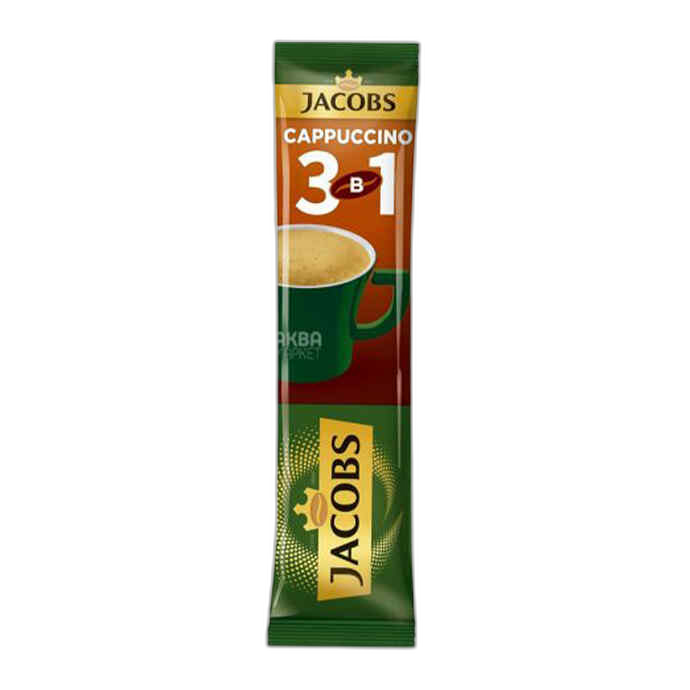 ერთჯერადი ყავა / იაკობსი / კაპუჩინო /3-1 ში / 18.7 გრ