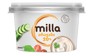 არაჟანი / მილა 20% / 300გრ