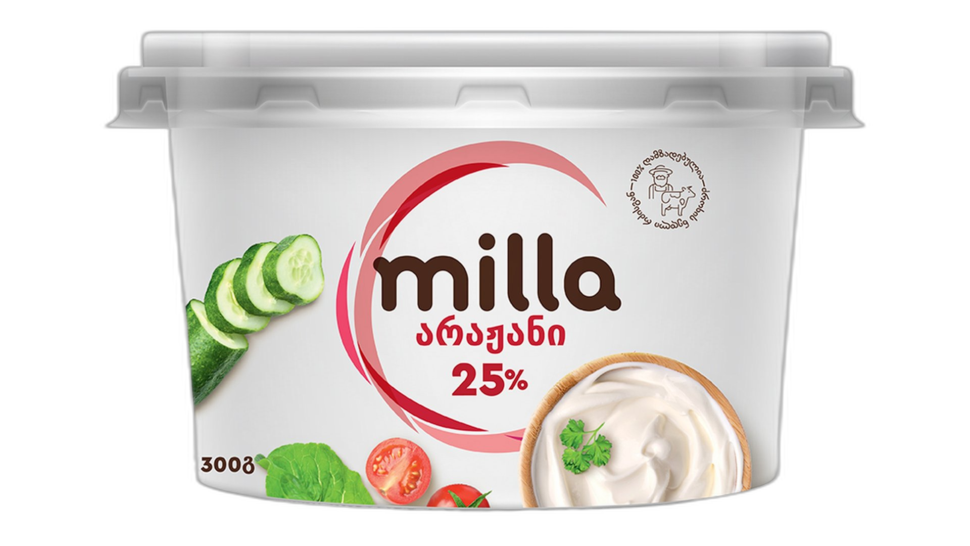 არაჟანი / მილა 25% / 300გრ