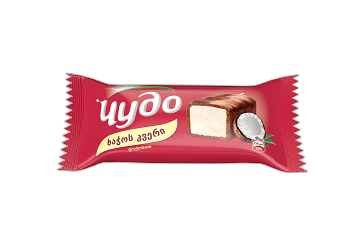 მოჭიქული ყველი /ჩუდო/ ქოქოსი (23%) 40გრ