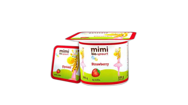 საბავშვო იოგურტი / მილა / მარწყვის 3.5% / 100გრ