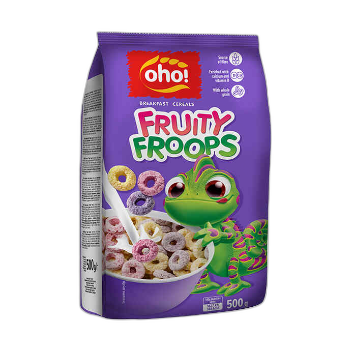 ბურბუშელა/OHO/ხილის ფრაგმენტებით/500გრ.