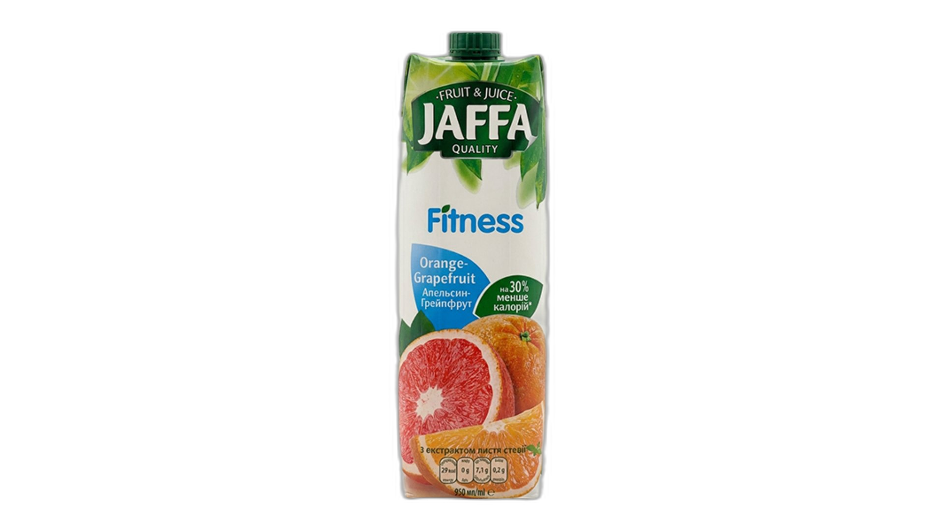 წვენი / Jaffa ფორთოხალი-გრეიფრუტი სტევიით / 0,95ლ