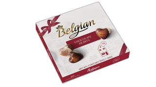 შოკოლადის ნაკრები / Belgian / გულები / 65გრ