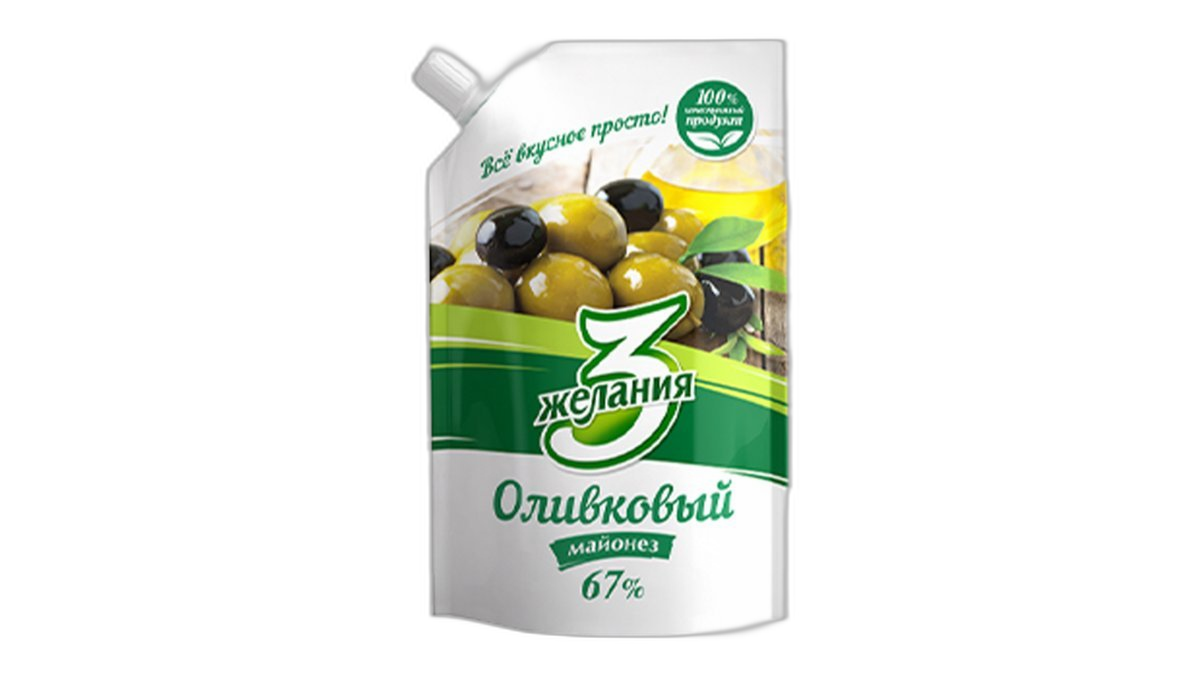 მაიონეზი/ 3 ჟელანია / ზეთისხილის 67% / დოი-პაკი / 190გრ