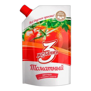 კეტჩუპი / 3 ჟელანია / ტკბილი / პეტი პრემიუმი / 550გრ