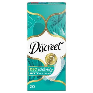 Discreet Multiform ყოველდღიური ჰიგიენური საფენი წყლის ლილია 20ც