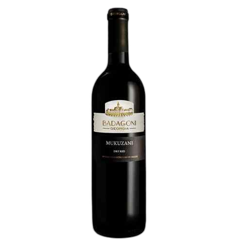 ღვინო/ბადაგონი/ მუკუზანი წითელი მშრალი/ 0.75ლ