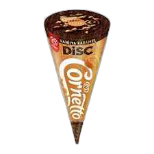 ნაყინი /კორნეტო დისკი კარამელი/130მლ