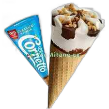 ნაყინი /ალგიდა/ კორნეტო - ვანილი 125მლ