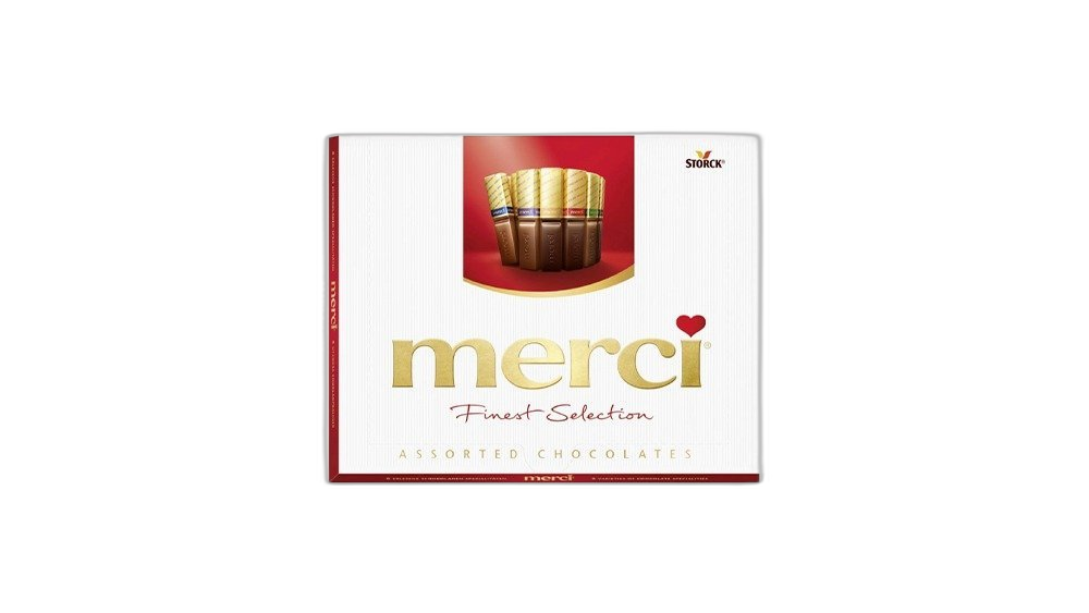Merci შოკოლადის კანფეტის ასორტი 250გრ