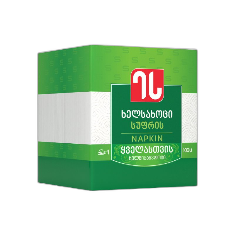 ხელსახოცი /ეს/33*30/1ფ/100ც