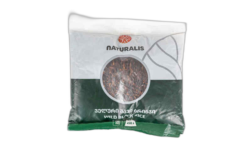 ველური შავი ბრინჯი / ნატურალისი /  450გრ