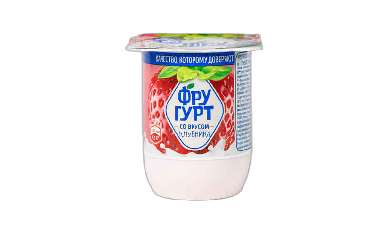 იოგურტი/ ფრუგურტი /  მარწყვი 2,5% 115გ