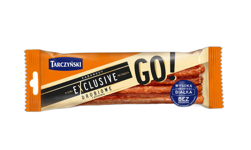 ძეხვი/კაბანოსი ქათმის ხორცით Exclusive/50 გრ.