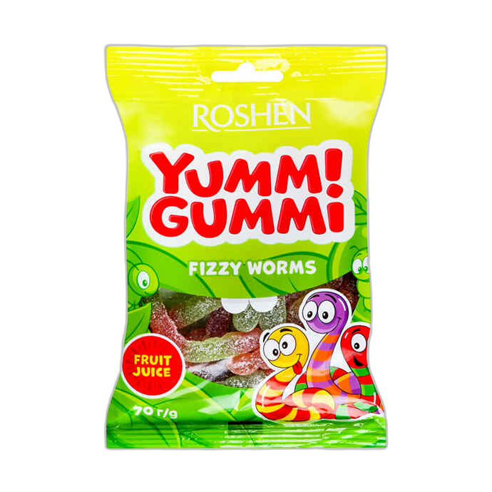 ჟელიბონი /იამი გამმი/ფიზზი ვორმს/70გრ