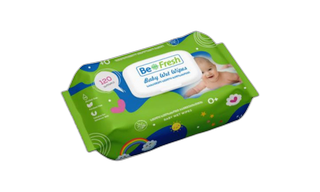 BE FRESH სველი ხელსახოცი მწვანე საბავშვო 120ც 0-3წ (ბი ფრეში)