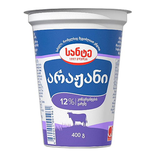 არაჟანი /სანტე/ ნაღებით 400გრ