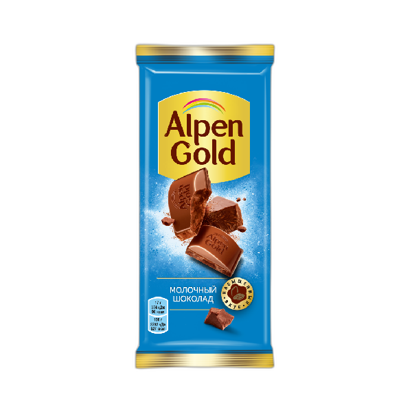 შოკოლადის ფილა /ალპენ გოლდი რძიანი / 90გრ