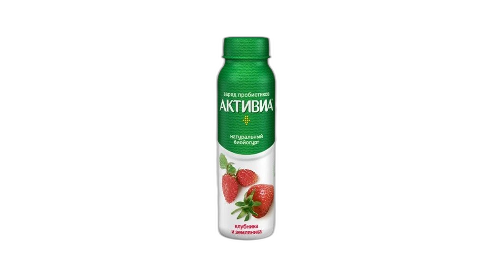 აქტივია იოგურტი მარწყვი კენკრა 260გრ