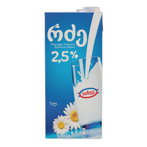 რძე /სანტე/ (2.5%) 1ლ