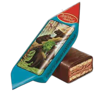 შოკოლადის კანფეტი /კრასნი აქტიაბრი/ მიშკა კასალაპი / 250 გრ