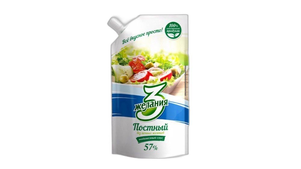 3 ჟელანია მაიონეზე სამარხვო 380გრ