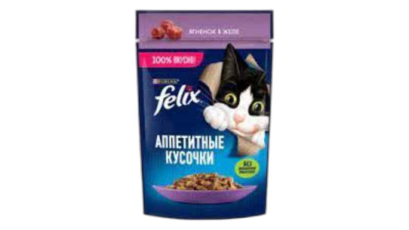 კატის საჭმელი /ფელიქსი/ბატკნის ხორცით/75გ