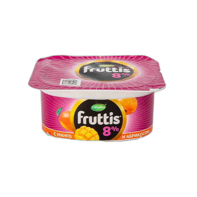 იოგურტი /ფრუტისი/ სუპერ ექსტრა ნაღები გარგარი-მანგო (8%) 115გრ